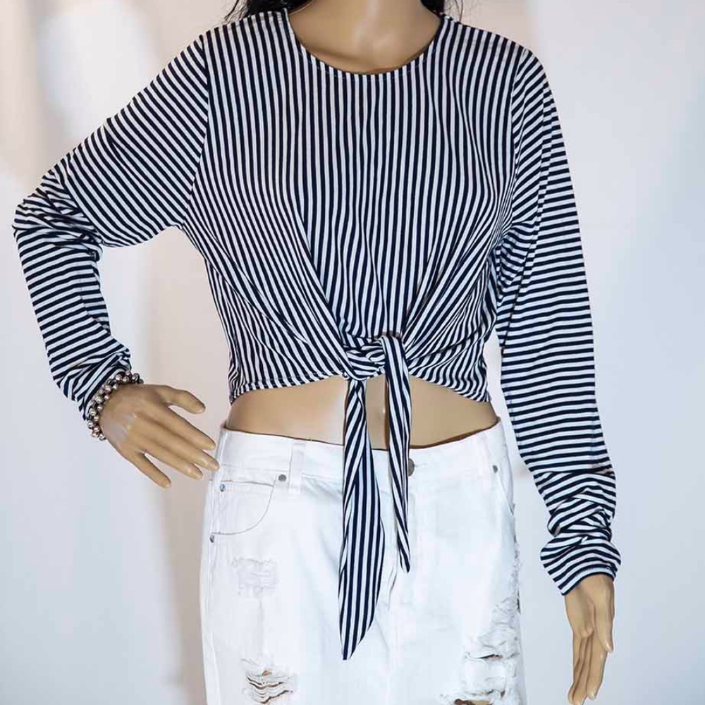 Miss Selfridge tie waist top